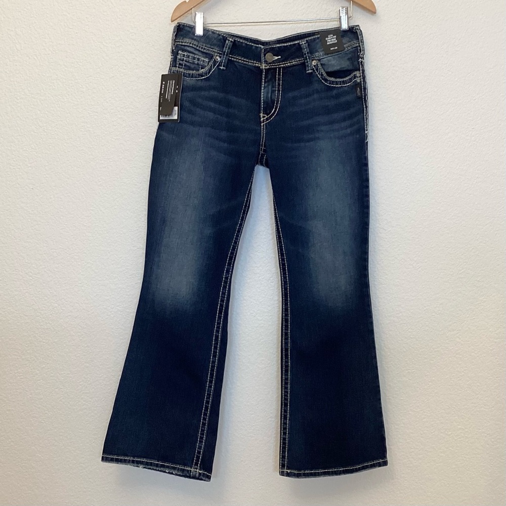Silver Jeans W31/L30 NWT Suki Curvy Mid Rise Bootcut Women’s Jeans L9516SJB376 - Picture 4 of 16